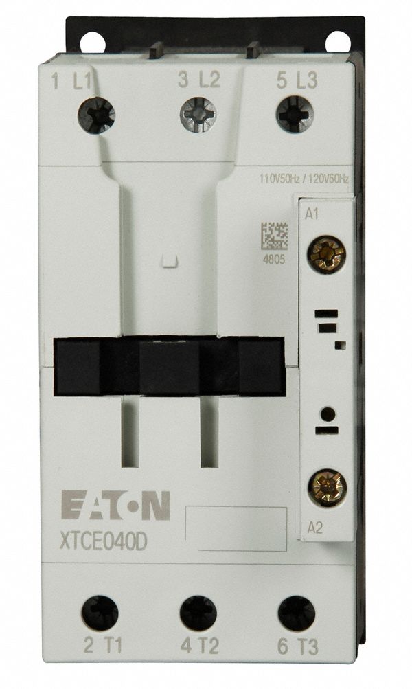 Eaton Iec Magnetic Contactor 40 A Full Load Amps Inductive 60 Resistive 3 Poles 4tza2 Xtce040d00a Grainger