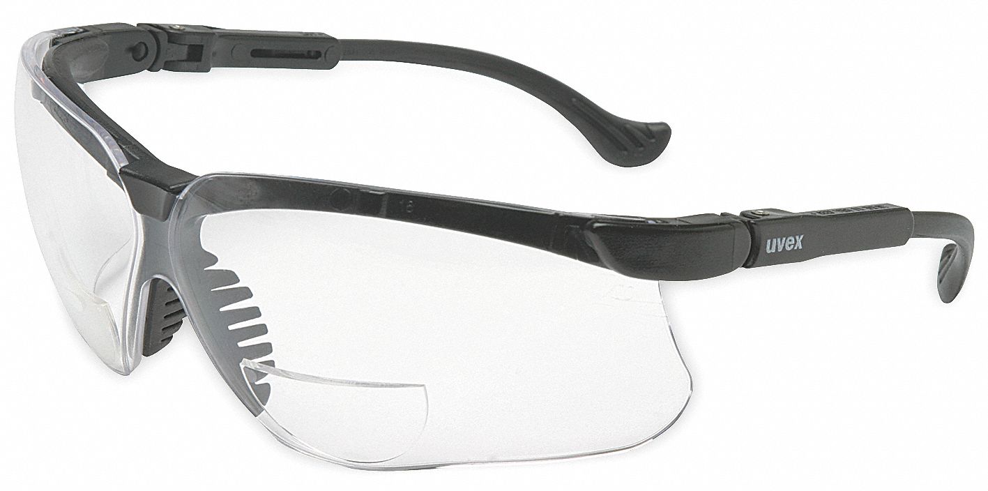 HONEYWELL UVEX Bifocal Safety Reading Glasses AntiScratch, Wraparound