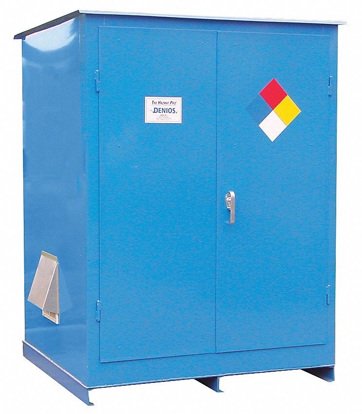 IBC Totes, Vertical, Hazmat Safety Locker 8DPR3P191300 Grainger