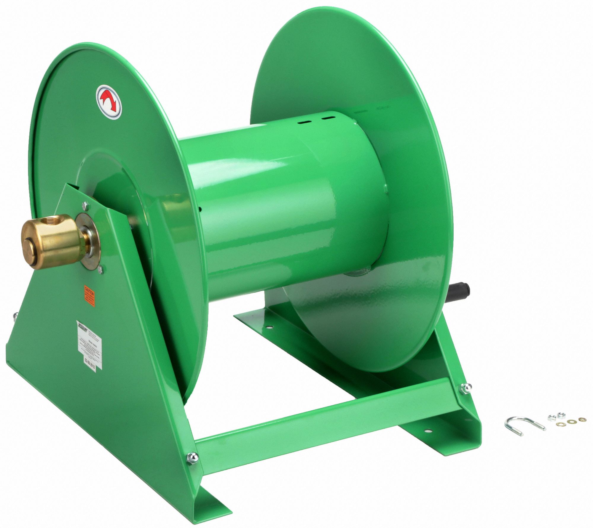 SPEEDAIRE Hand Crank Hose Reel, Hose Capacity 120 ft (3/4 in I.D.), 300