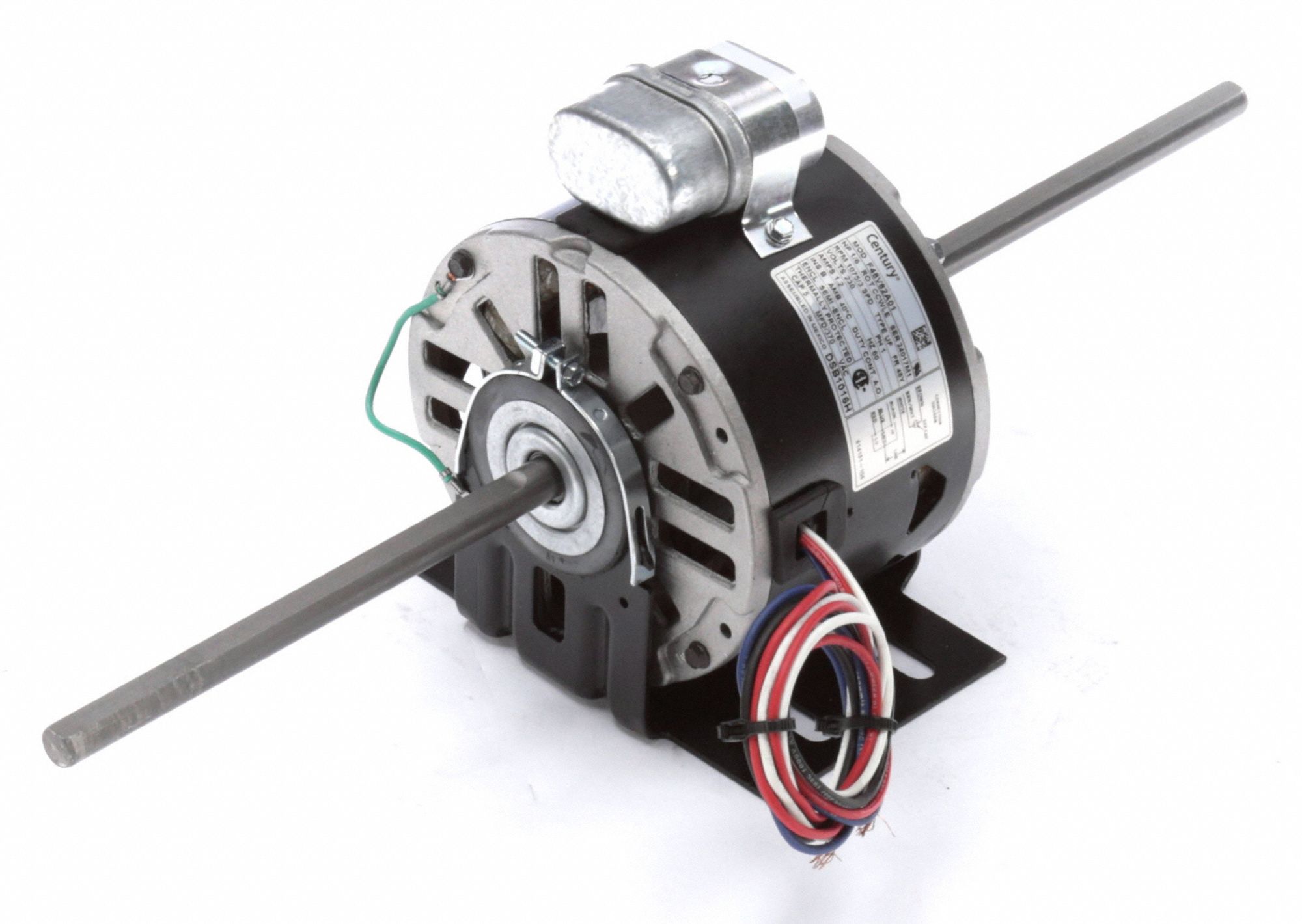 CENTURY Room Air Conditioner Motor, 1/6 HP, Permanent Split Capacitor