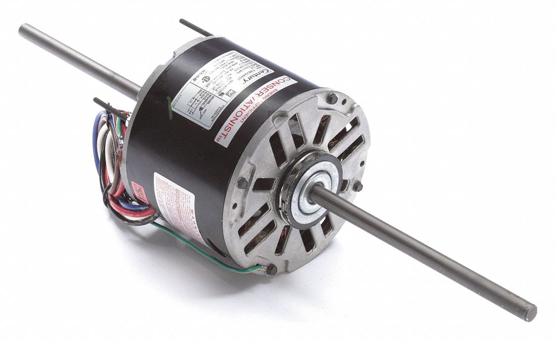CENTURY, 3 Speed, 1/4 HP, Room Air Conditioner Motor 4UU639688