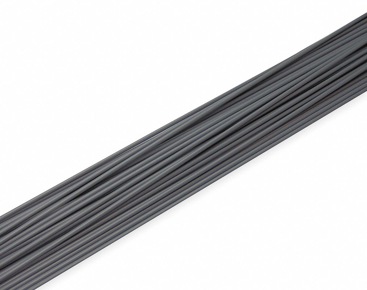 SEELYE Plastic Welding Rod CPVC, Round, 1/8 in x 48 in, Gray, 1 lb, 37