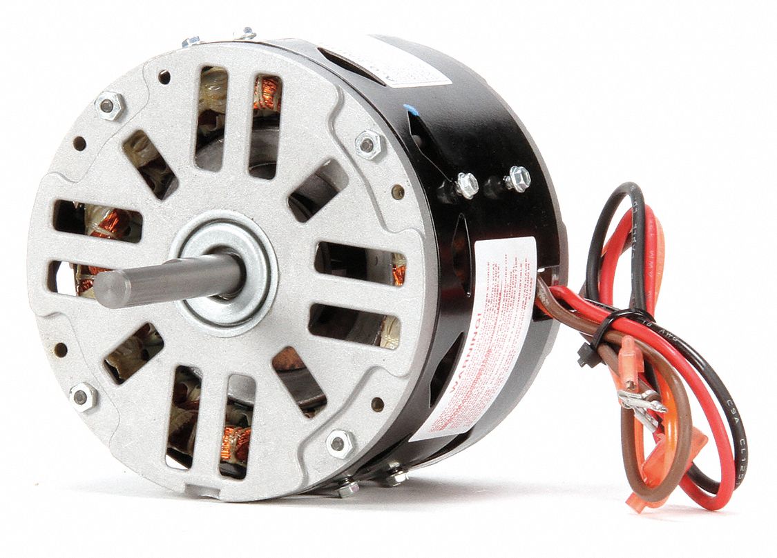 CENTURY Condenser Fan Motor, 1/8 HP, OEM Replacement Brand Rheem/Ruud, Replacement For 5123101