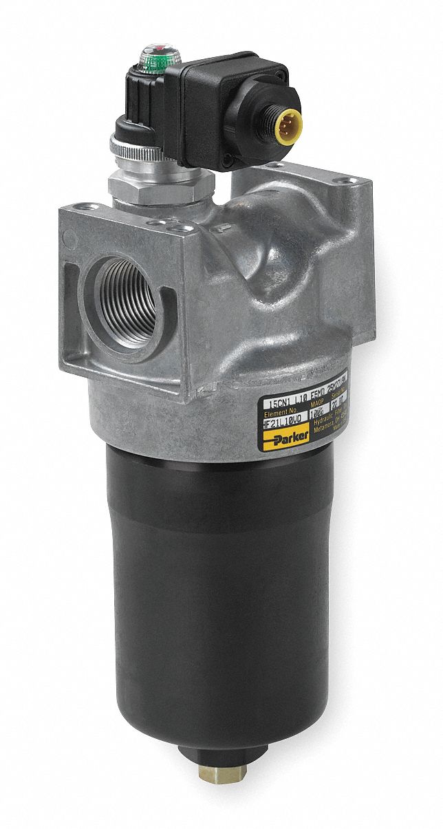 PARKER Hydraulic Pressure Filter, Max. Pressure 1000 psi, Housing Type