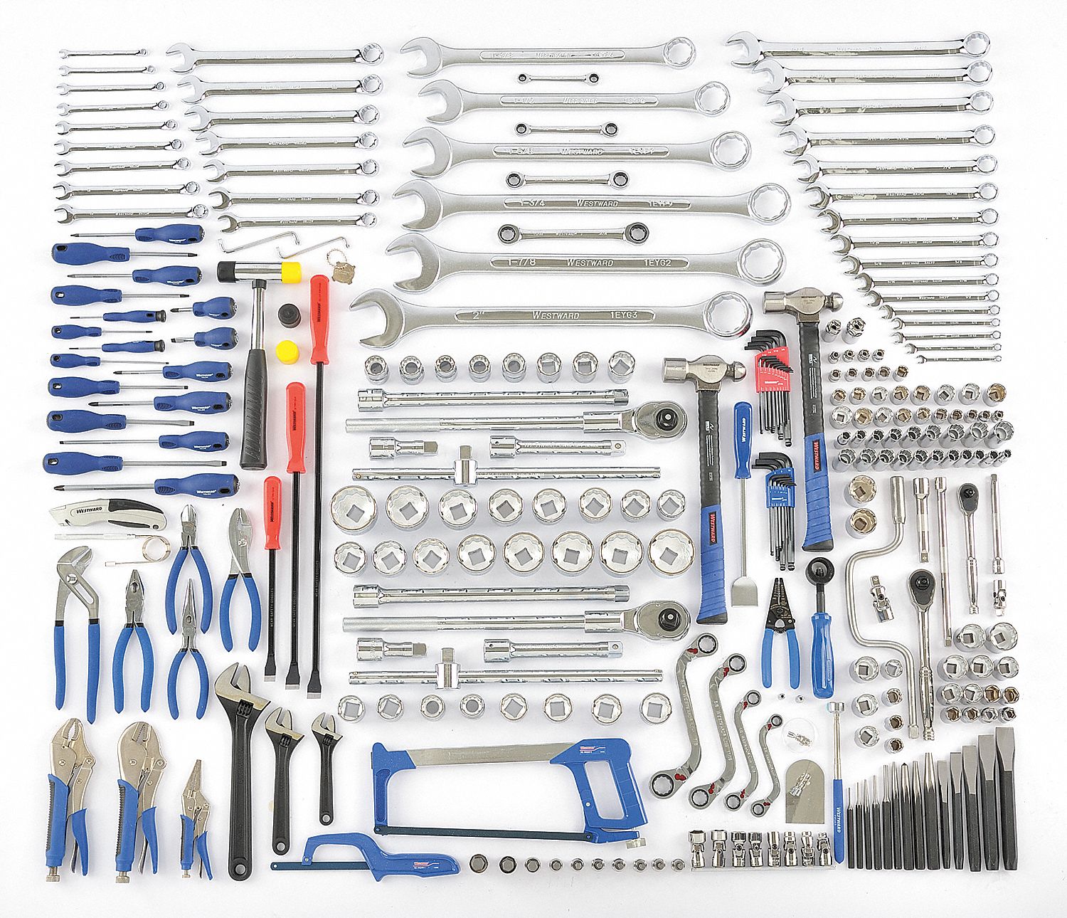 Master Tool Set,Mechanic,SAE/Metric Grainger