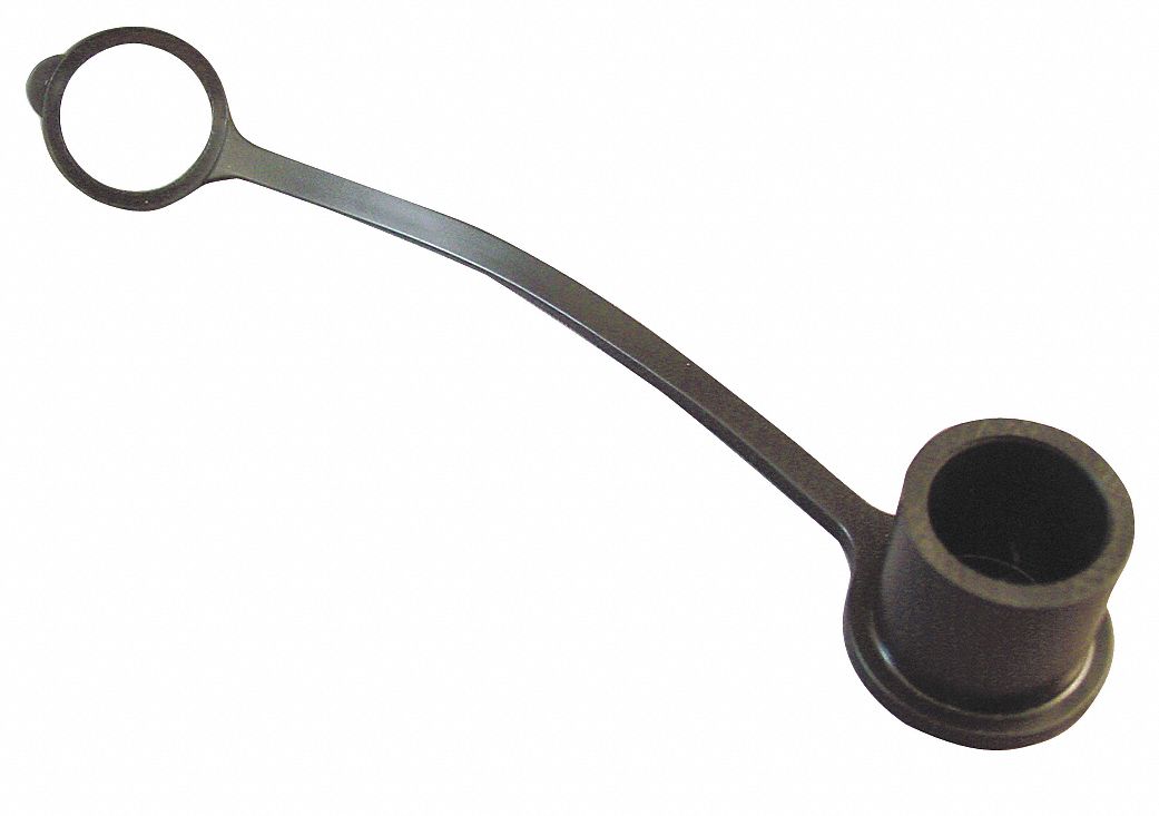 Vinyl, 1/4 in Fitting Size, Hydraulic Quick Connect Dust Cap 55JT06