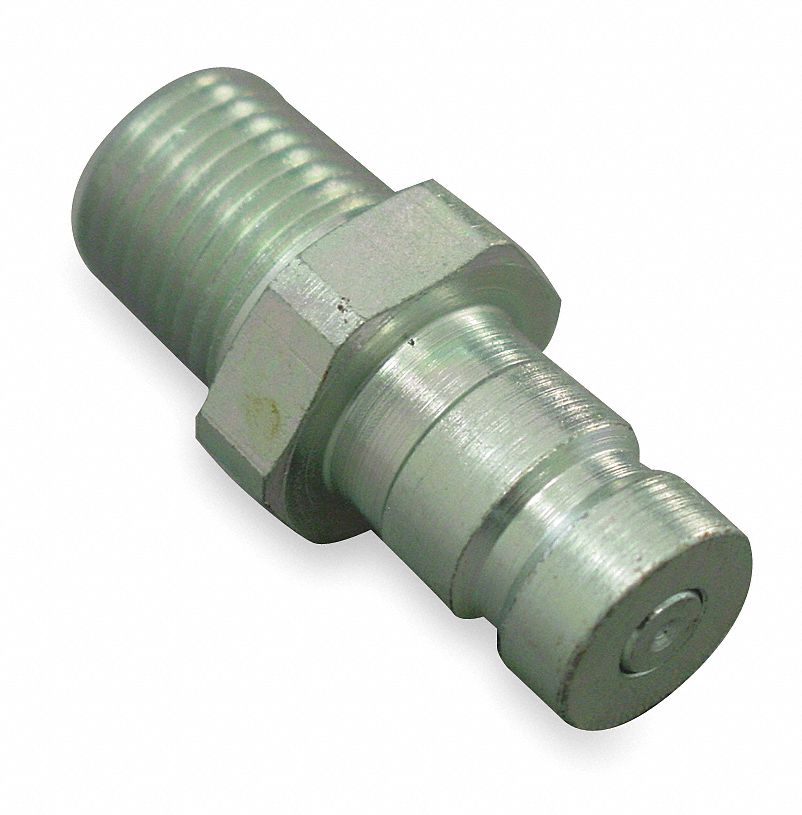 EATON AEROQUIP Hydraulic Quick Connect Hose Coupling, Plug, FD90 Series, Steel 4VTT4FD901012