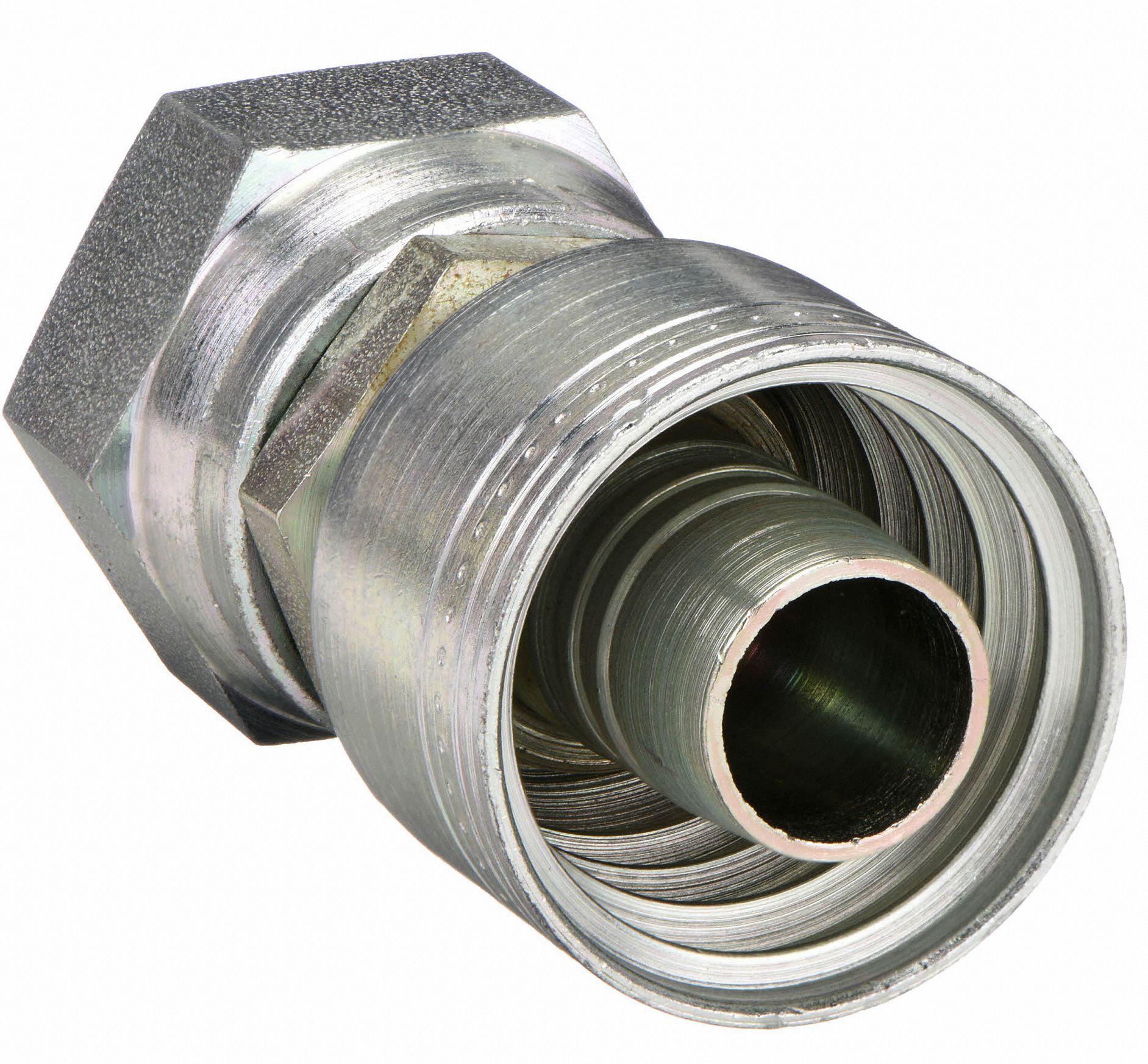 EATON AEROQUIP Hydraulic Crimp Fitting, Fitting Material Steel x Steel
