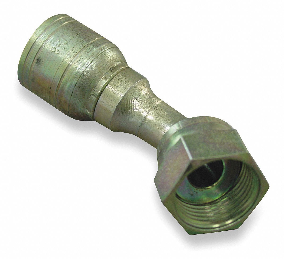 EATON WEATHERHEAD Hydraulic Crimp Fitting, Fitting Material Steel x