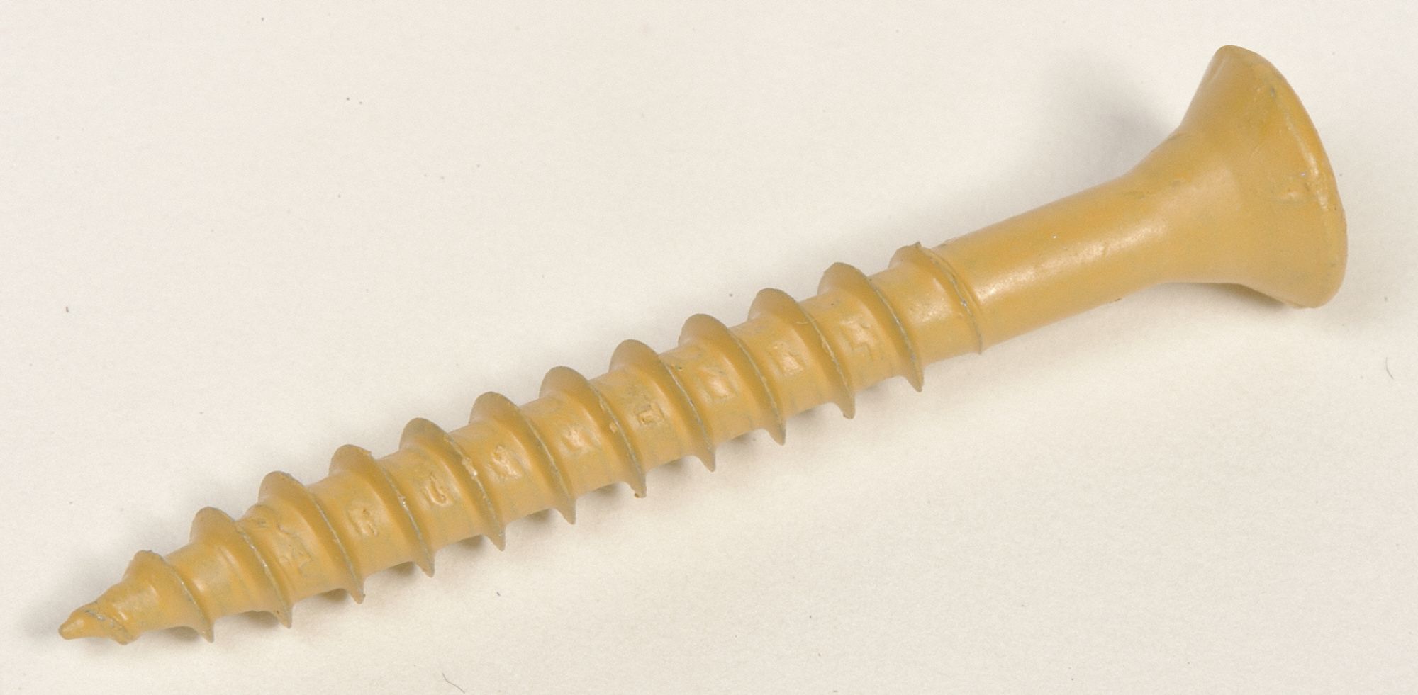 GRAINGER APPROVED Wood Screw, Flat, 8, 1 5/8 in Length, Case Hardened