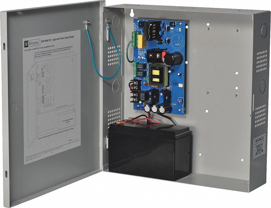 ALTRONIX, 115V AC, Power Supply 12VDC 10A Supervised 4WAW8