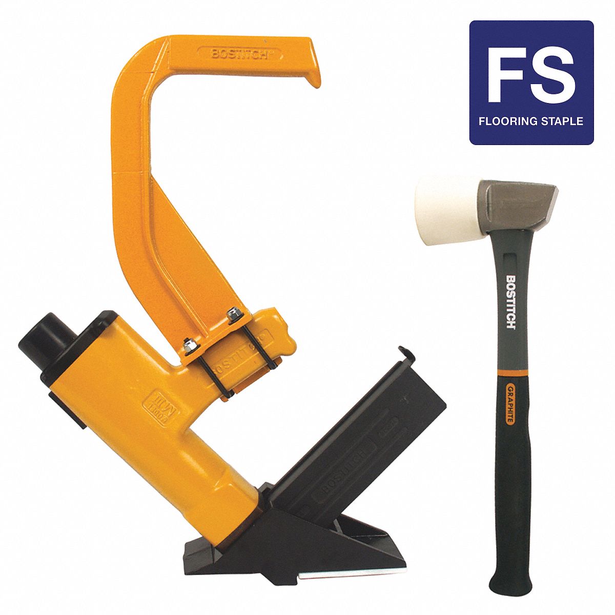 BOSTITCH Staple Gun: For 1/2 in Staple Wd, For 15 1/2 ga Staple Gauge