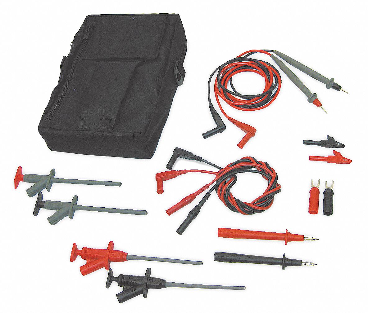 CAT II 300V/CAT III 1000V, Alligator Clips/Probe, Test Lead Kit 4WRE5