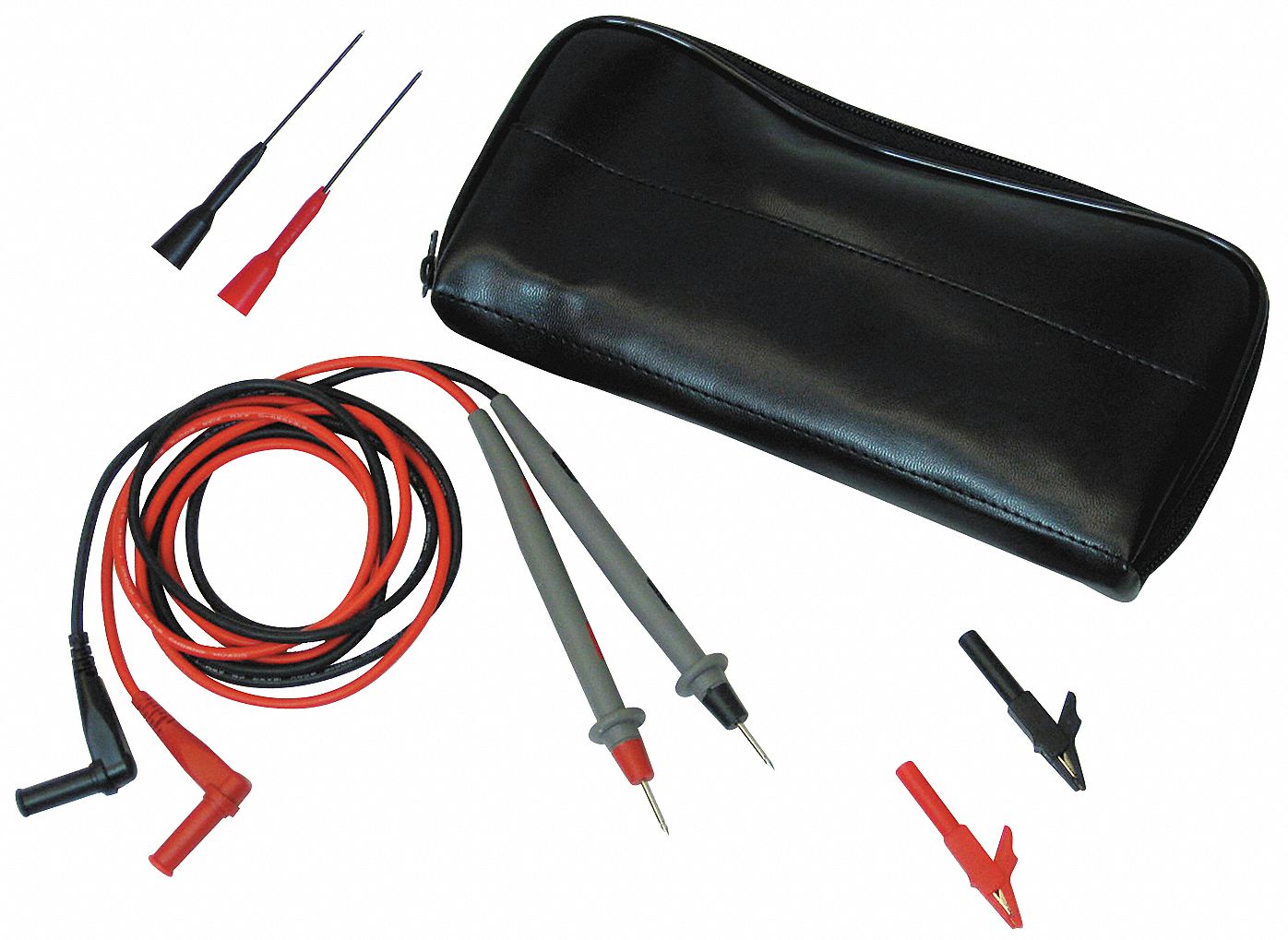 GRAINGER APPROVED 4 ft Modular Test Lead Kit, CAT II 300V, CAT III