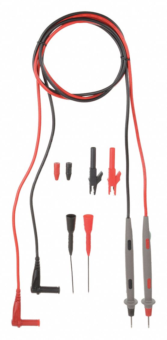 CAT II 300V/CAT III 1000V, Alligator Clips, Test Lead Kit 4WRE64WRE6