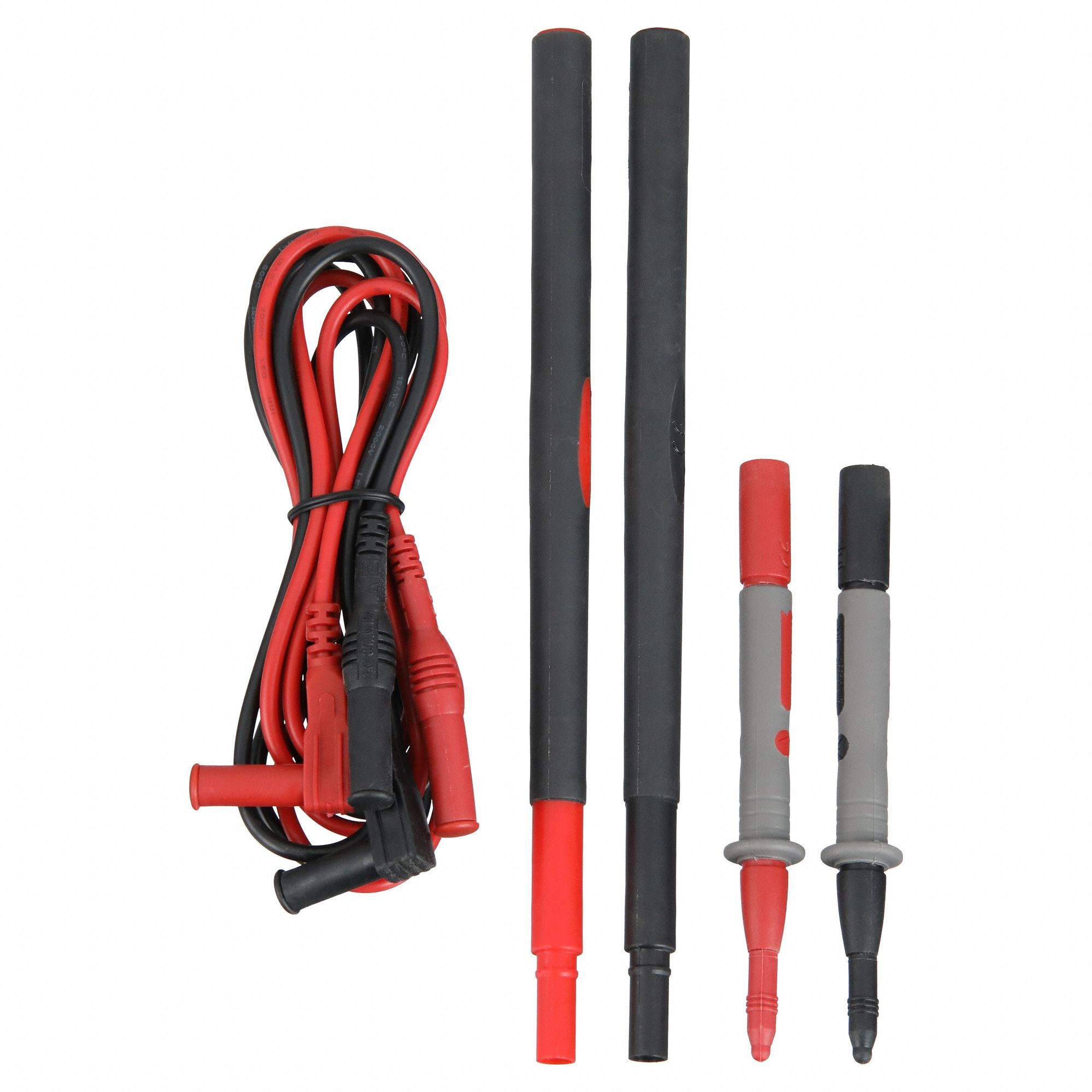 CAT II 300V/CAT III 1000V, Probe, Test Lead Kit 4WRE84WRE8 Grainger