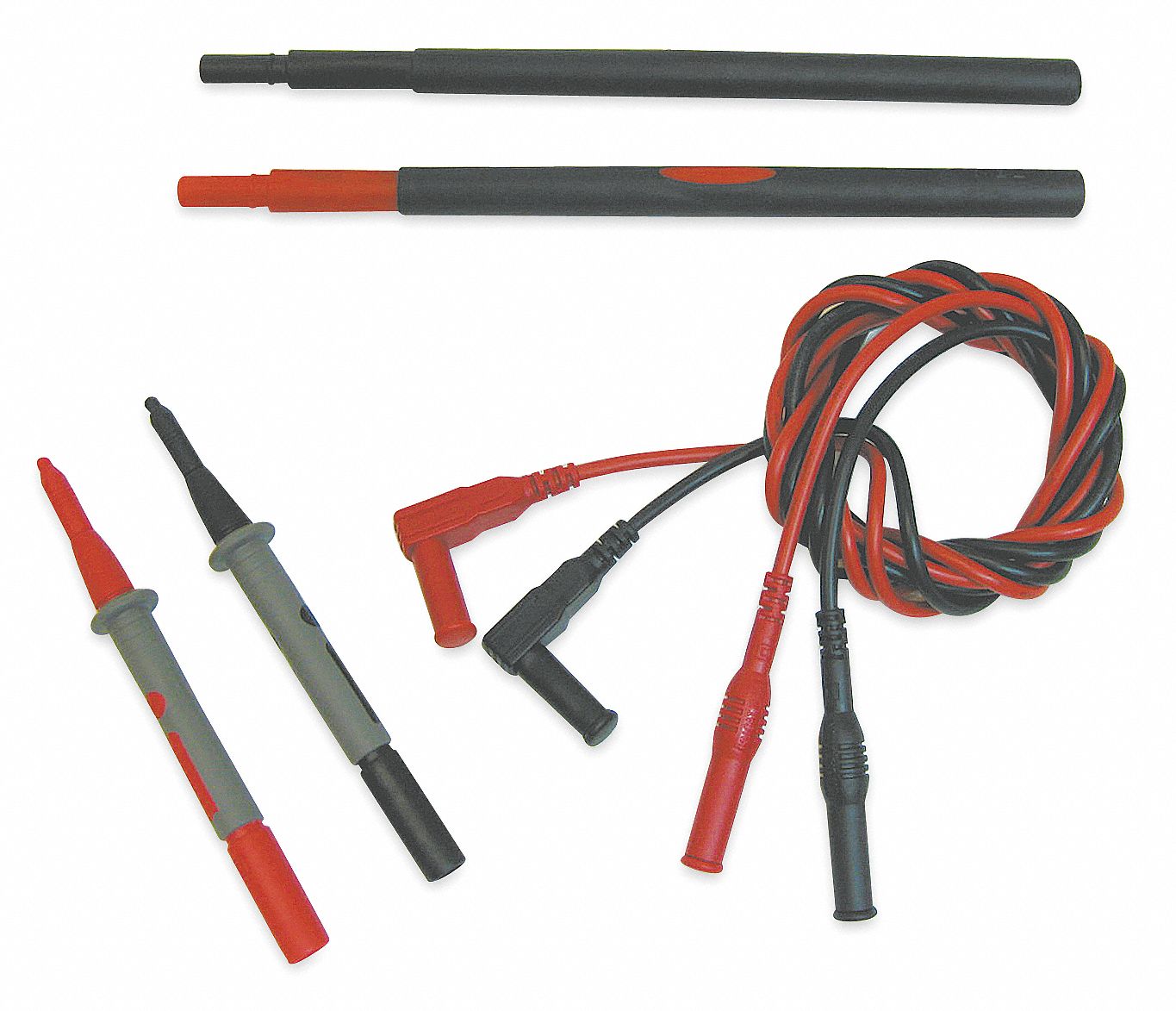 GRAINGER APPROVED 4 ft. Modular Test Lead Kit, CAT III 1000V, CAT II