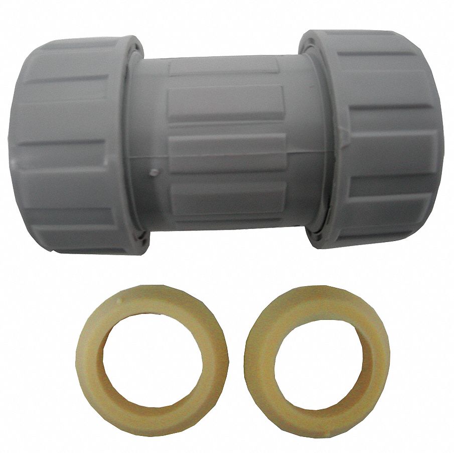 COFLEX Acople de Compresión de PVC, 3/4" Aditamentos de Plástico y