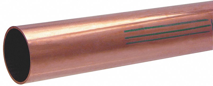 Pace Supply Type K Copper Tubing, In (8-1/8 In OD), 20 Ft L, 51% OFF