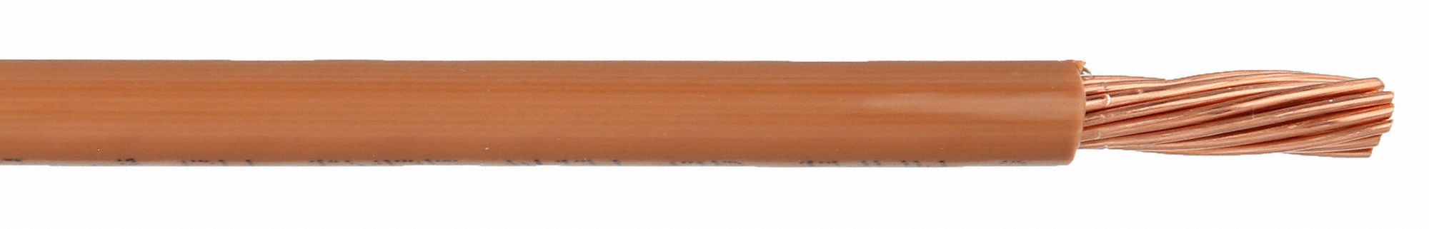 SOUTHWIRE Building Wire: 8 AWG Wire Size, 1 Conductors, Brown, 500 ft