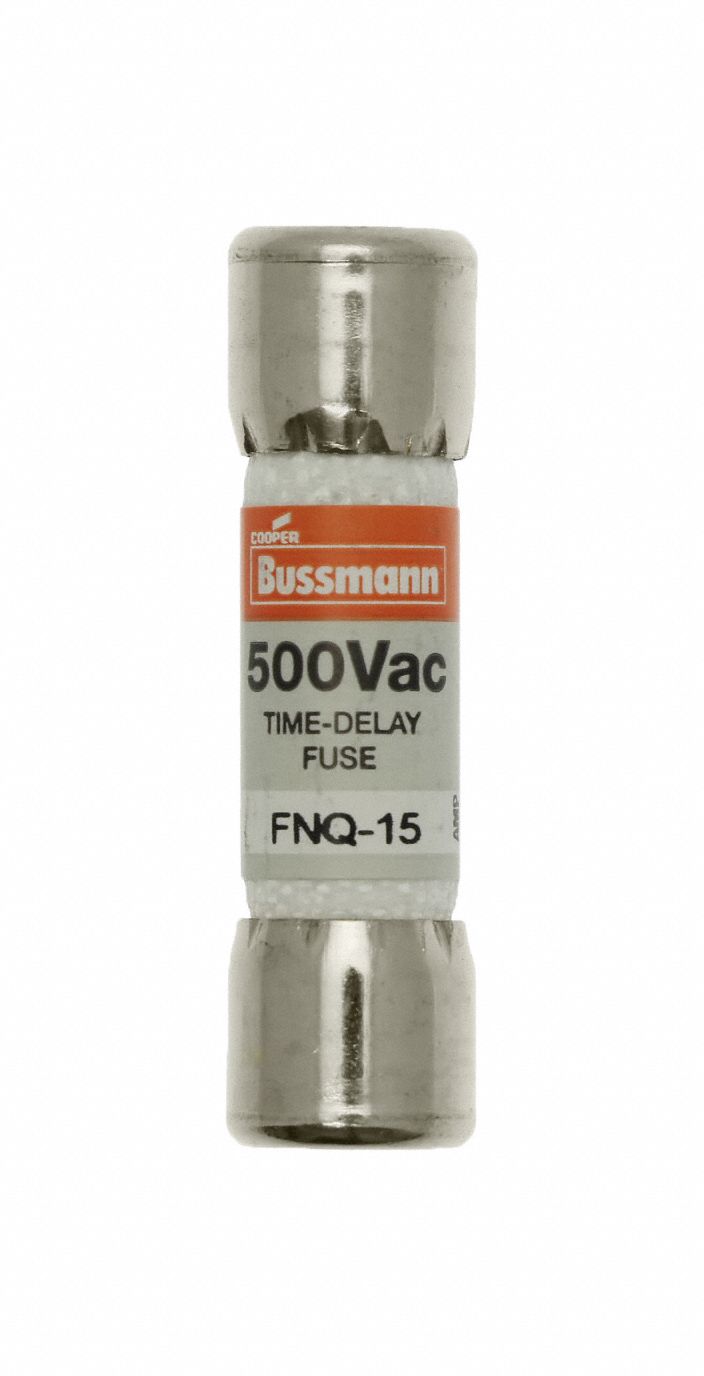 BUSSMANN, 15 A Amps, 500V AC, Fuse 4XC61FNQ15 Grainger