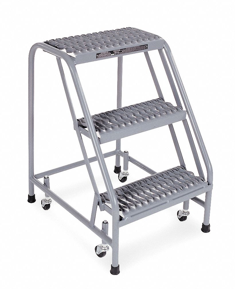 COTTERMAN 1003N1820A3E10B3C1P1 Rolling Ladder,Welded,Platform 30In H eBay