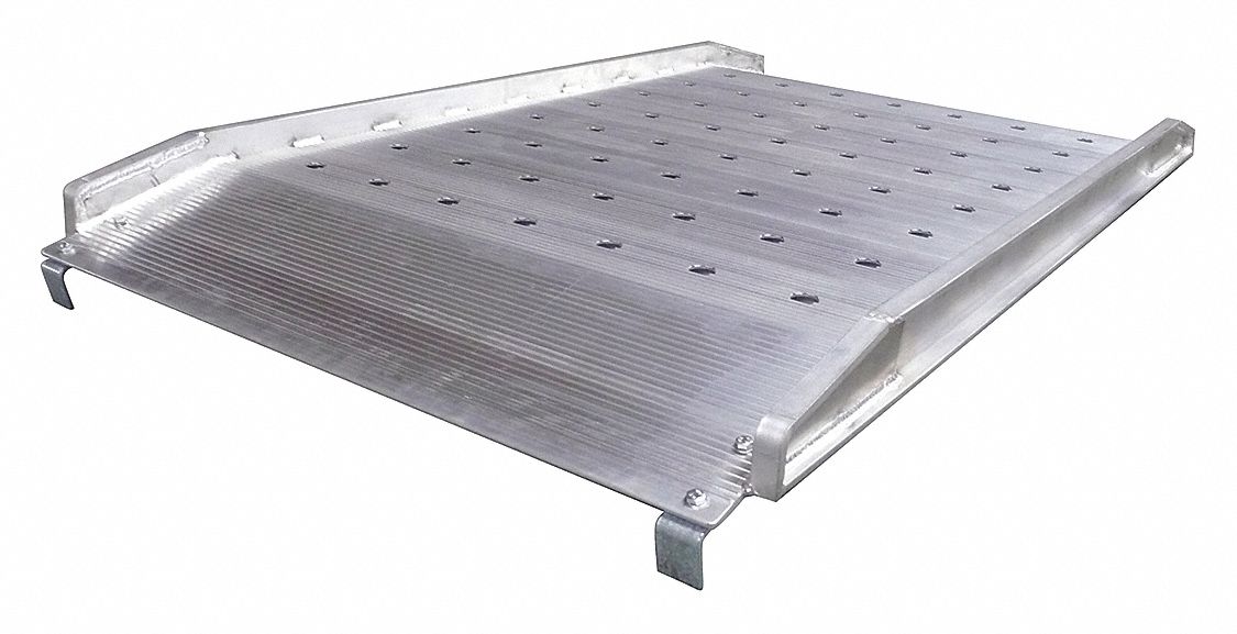 2,000 lb Load Capacity, 38 in Overall Wd, Walk Ramp 4YFN64YFN6