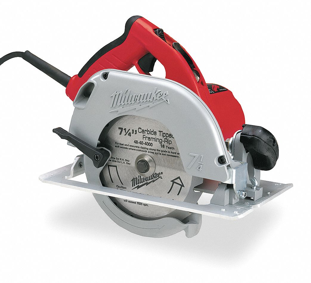 Circular Saw, 7 1/4 in Blade Dia., Right Blade Side - Grainger