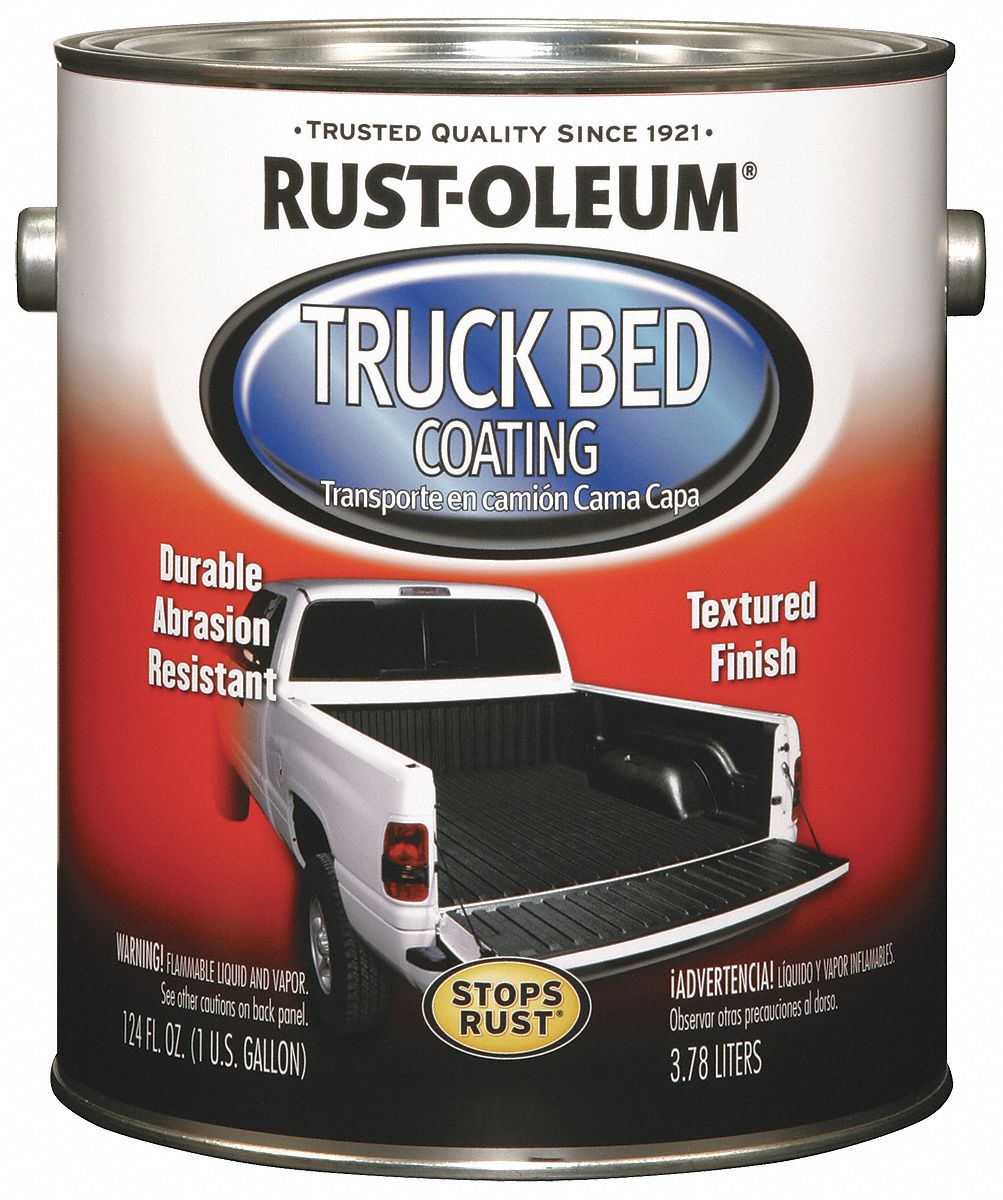 RUSTOLEUM Truck Bed Coating Black, 1 gal Container Size, 140 to 160 sq ft Coverage 4YLD3