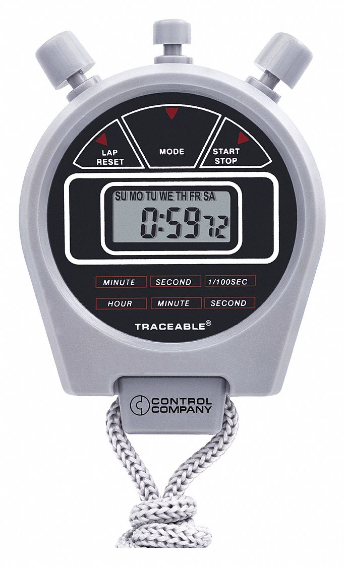 TRACEABLE Stopwatch, Traceable, Digital NIST 4YMT71043 Grainger