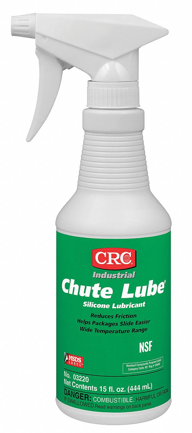 CRC Lubricant, 40°F to 400°F, Silicone, 15 oz. Spray Bottle 4YPJ203220 Grainger
