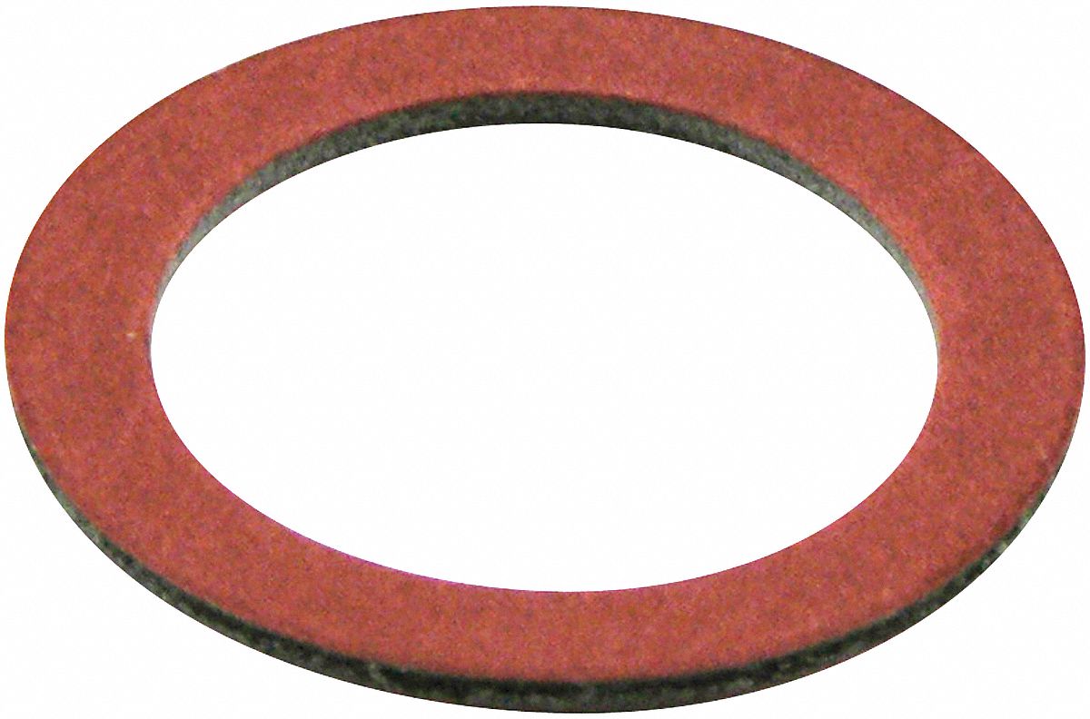 BALDWIN FILTERS Fiber Washer, 12 in Inside dia, 3/4 in Outside dia, 3/