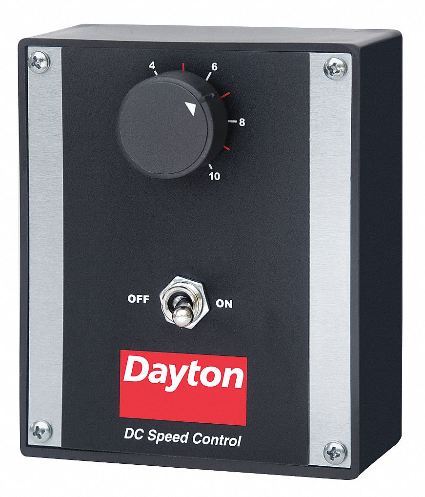 DAYTON DC Speed Control,NEMA 1,100/200VDC Shunt Wound Volts,0 to 90