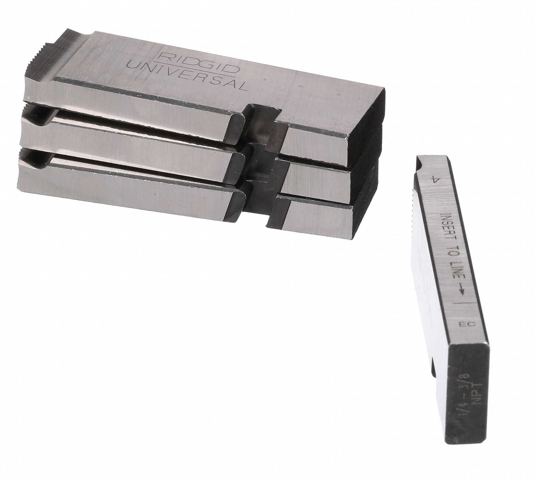 RIDGID Pipe Dies Set for Threading Machine Die Heads, For Nominal Pipe Size 1/4 in to 3/8 in, 18