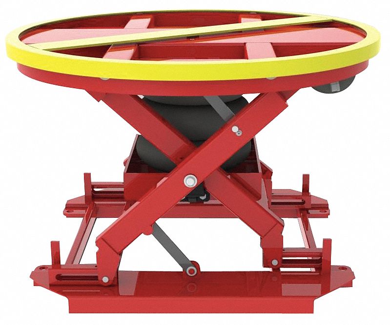 SOUTHWORTH Pneumatic Pallet Positioner and Level Loader, 4,500 lb Load