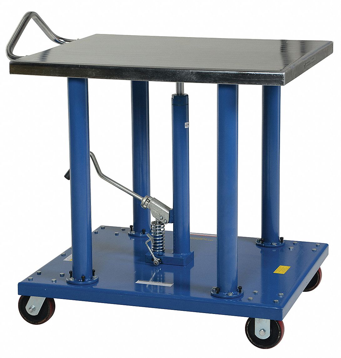 GRAINGER APPROVED Mobile Lift Table, 2000 lb. Load Capacity, 54