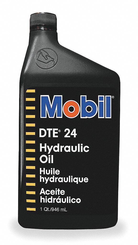 EXXONMOBIL DTE 24, Premium Hydraulic Oil, 1 qt. Container Size 4ZF32