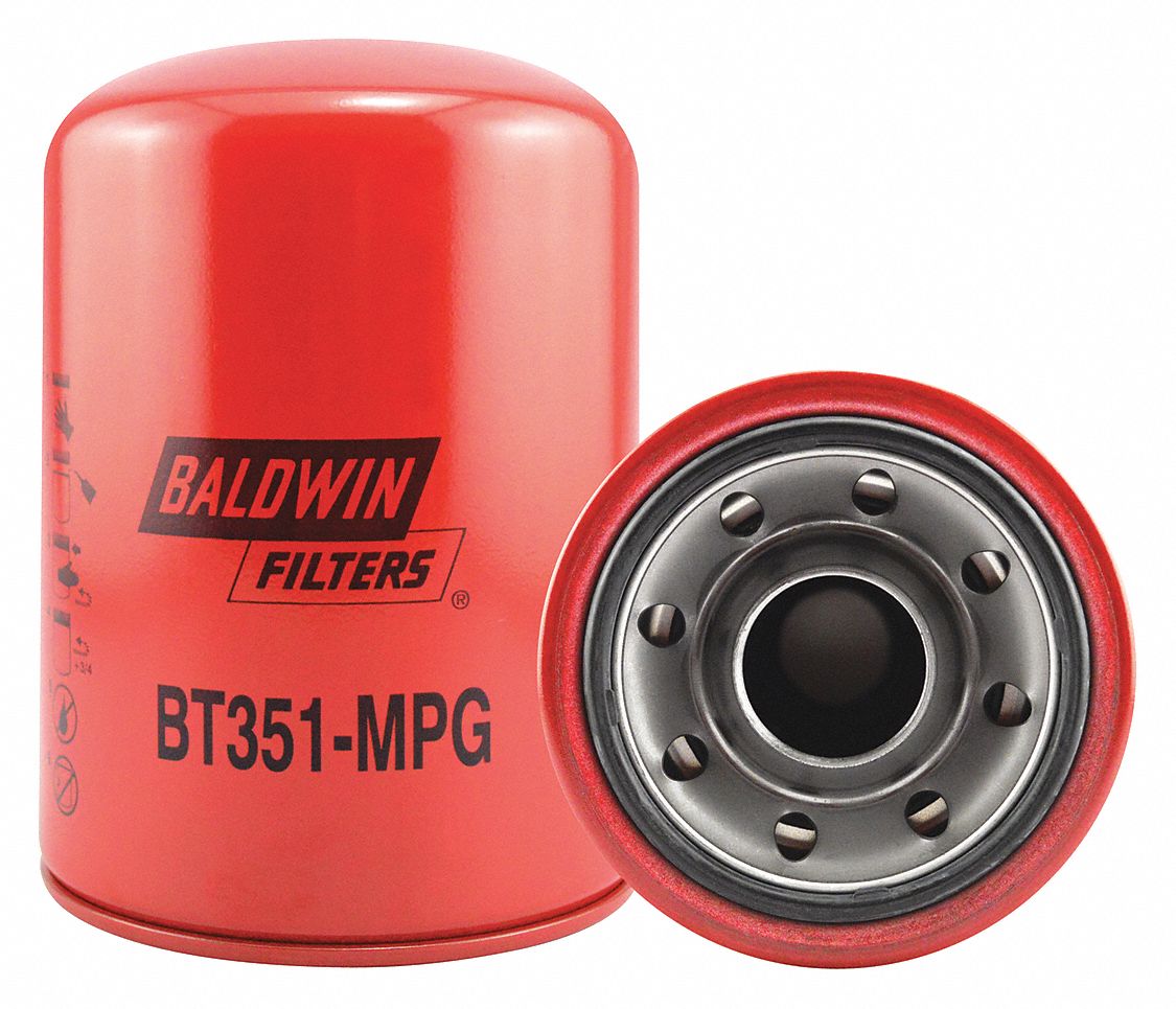 BALDWIN FILTERS Hydraulic Filter, SpinOn, 7 in Length, 5 in Width, 7
