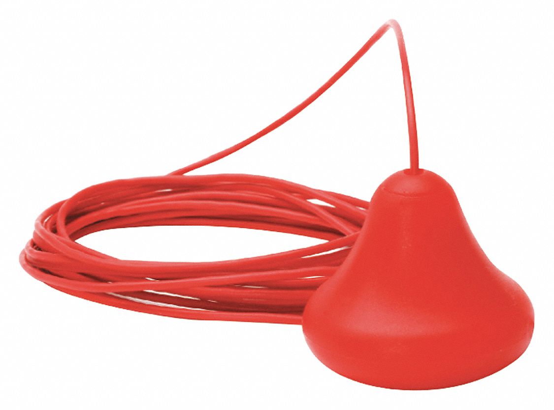 CREST HEALTHCARE SUPPLY, Pullcord, Red Pendant, Clean Cord Plastic Pull