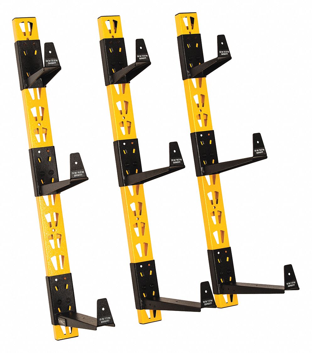 Wall Mount,Cantilever Rack,3 pcs Grainger