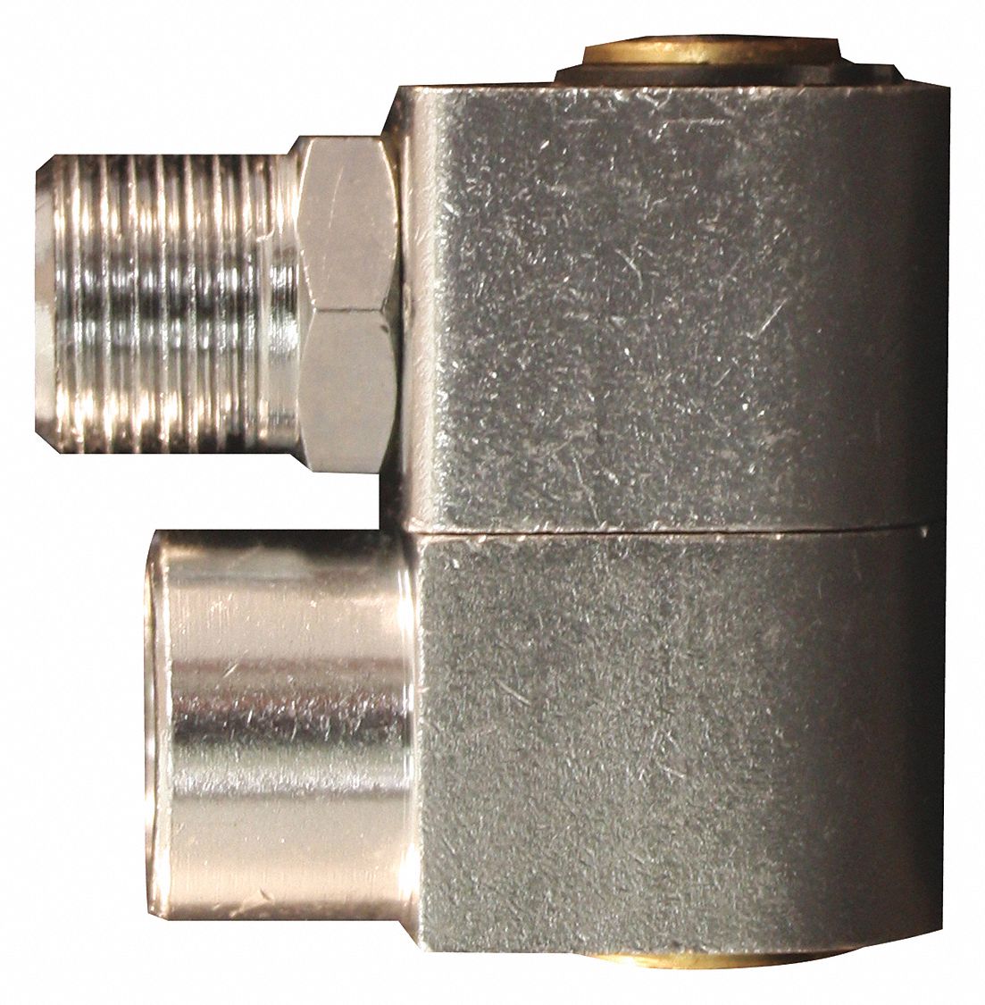 MILTON, Steel, 1 1/2 in Overall Lg, Swivel Hose Connector,3/8" NPT 50DW97S6571 Grainger