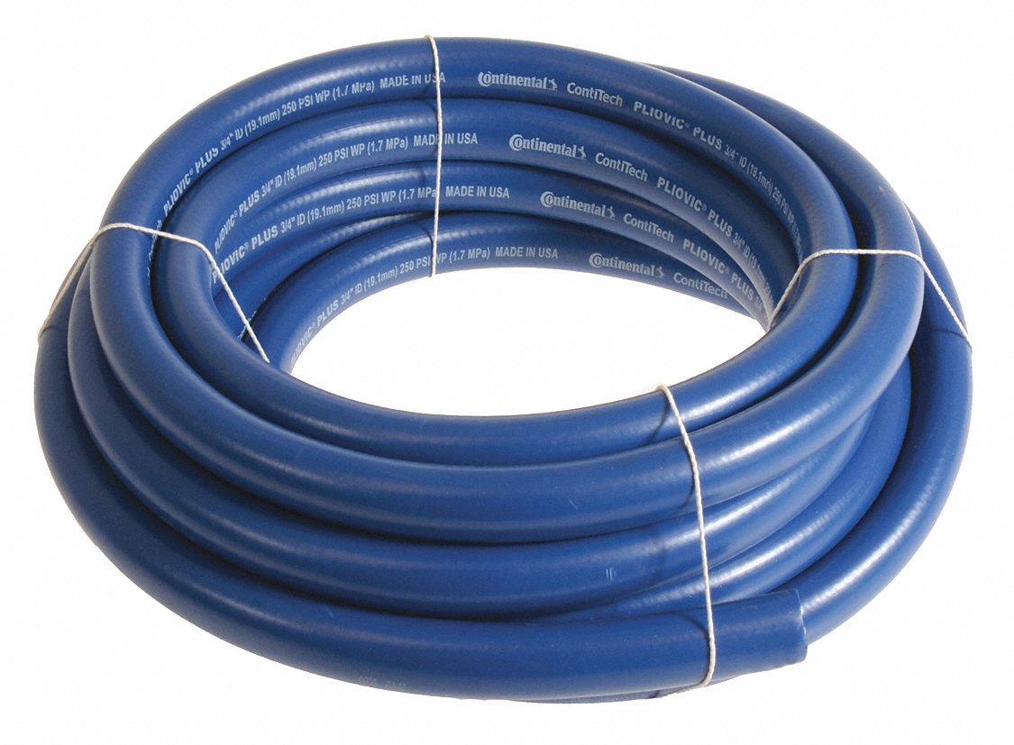 CONTINENTAL, 3/4 in Hose Inside Dia., Blue, Air Hose 50JH68PLB07525