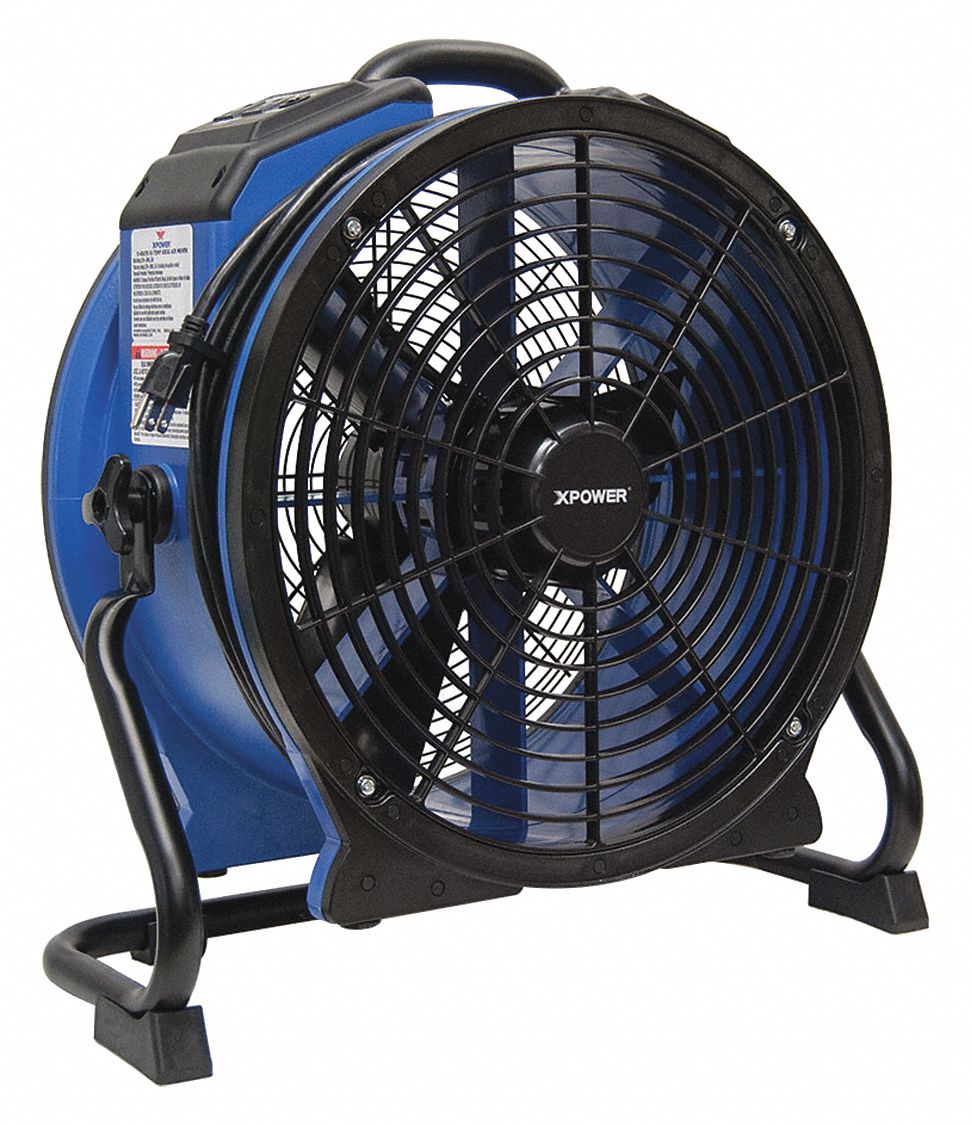 Blue, High Temp Axial Fan 515J82X48ATR Grainger