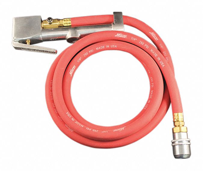 MILTON, SingleTire Inflator Gauges, Sight Glass, Large Bore Tire