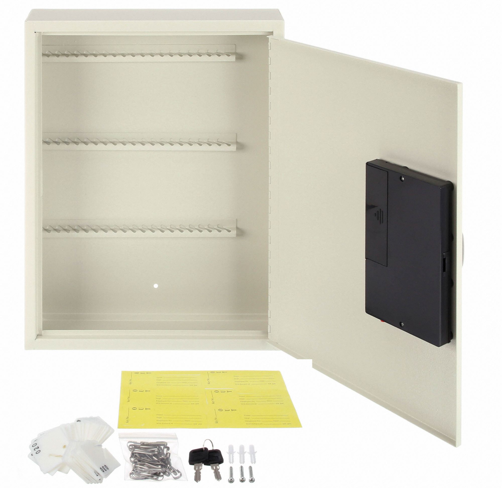 GRAINGER APPROVED Key Digital Lock, 60 Key Capacity 52AT99