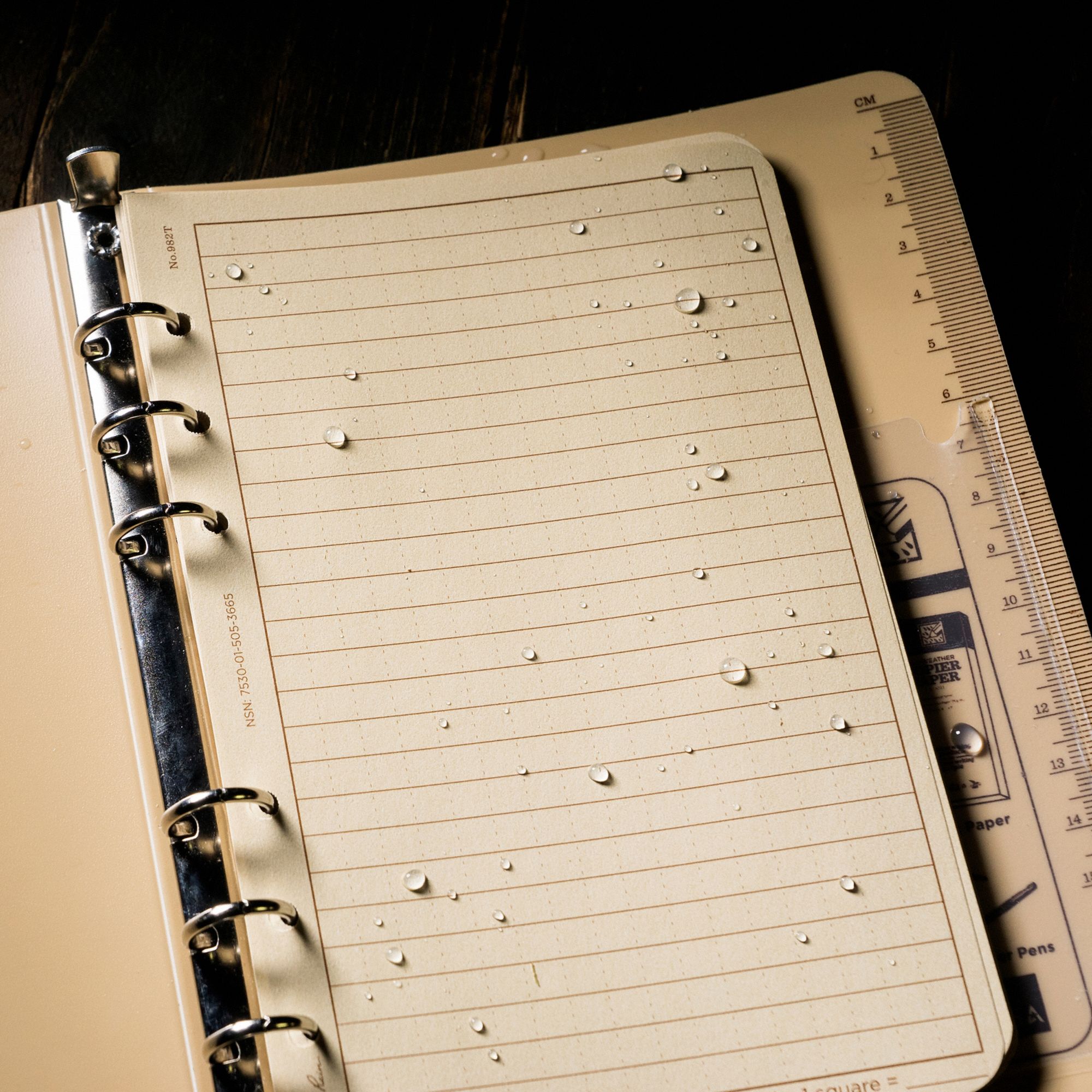 RITE IN THE RAIN Looseleaf Paper 32 lb Paper Wt, 0 Recycled Content