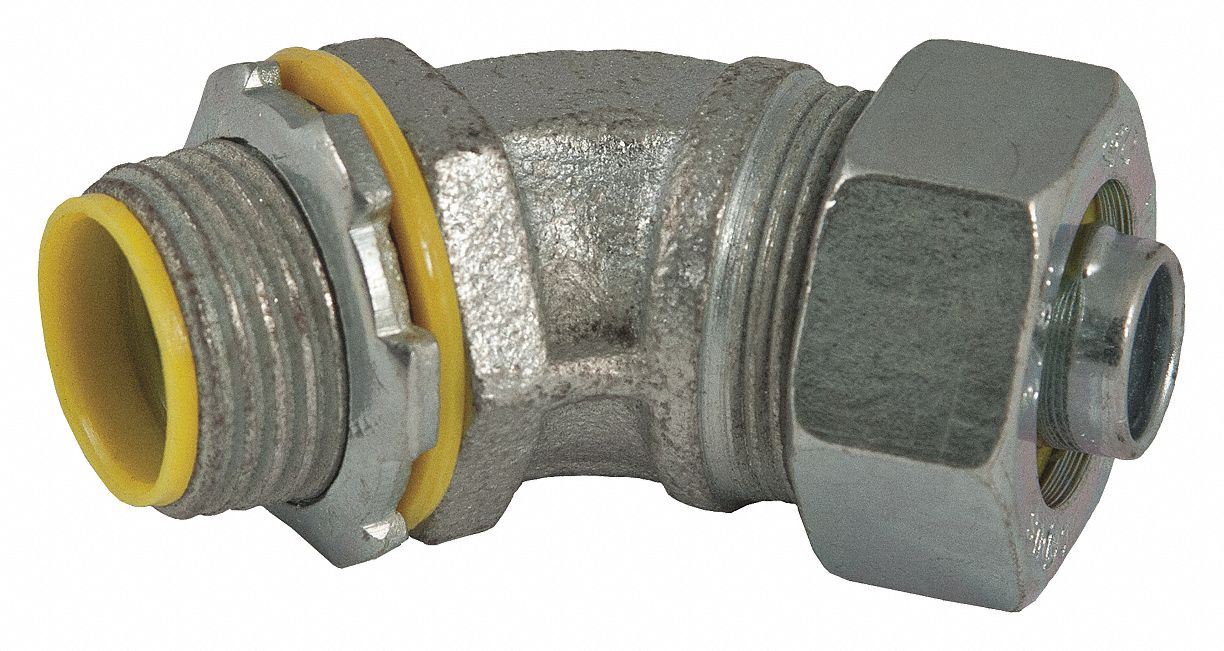 RACO LiquidTight Conduit Fitting Steel/Iron, 1/2 in Trade Size