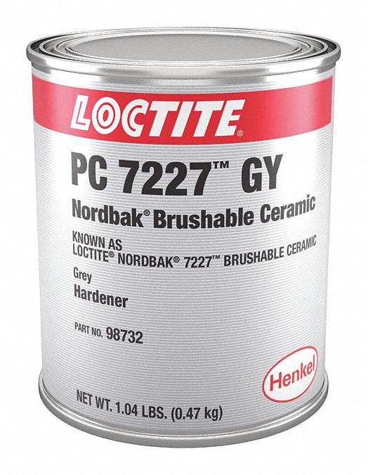 LOCTITE Brushable Ceramic Epoxy, 6 lb, with Temp. Range of 20° to 225