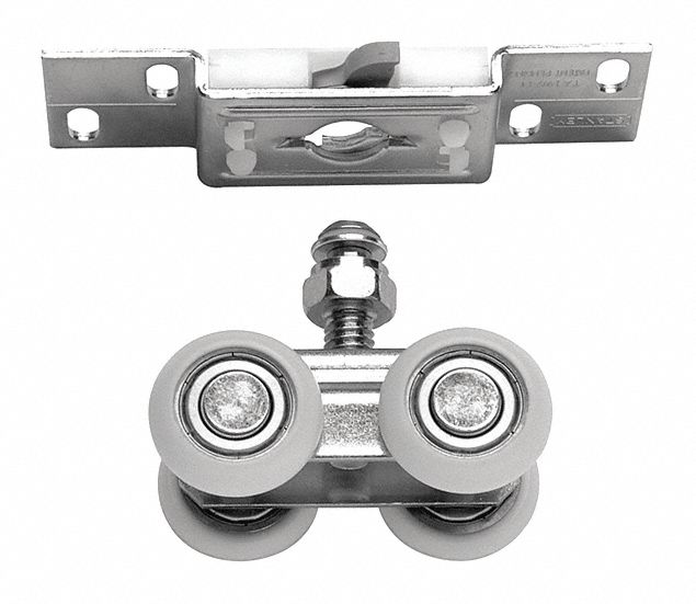 STANLEY Bypass Door Hanger Kit, BiFold Door, Zinc Alloy, Prime Coat, 1